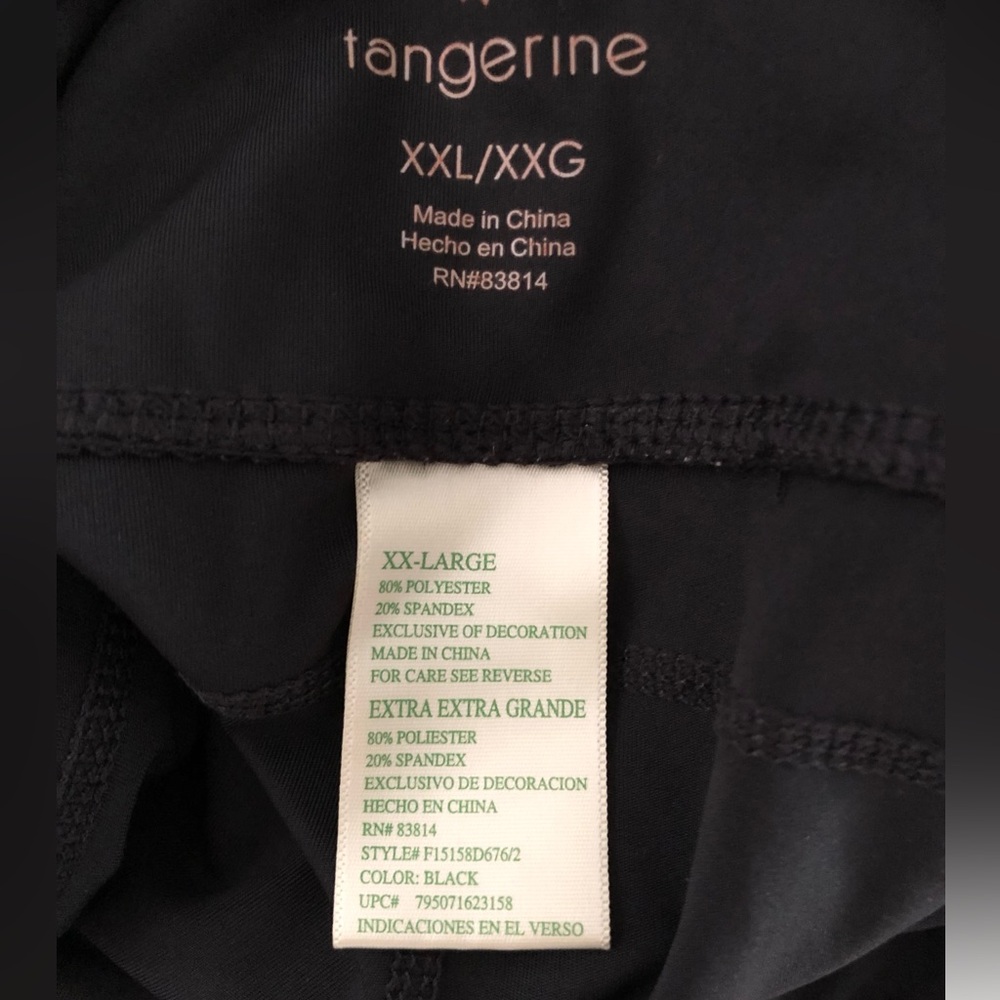 Tangerine Cropped Active Leggings - Picture 5 of 6